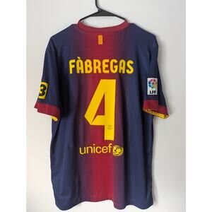 Barcelona 2012-13 Fabregas Jersey Large Soccer Football Shirt
